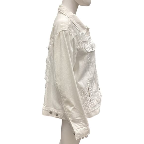 Upcycled 
Size XL White Jacket - Picture 2 of 5